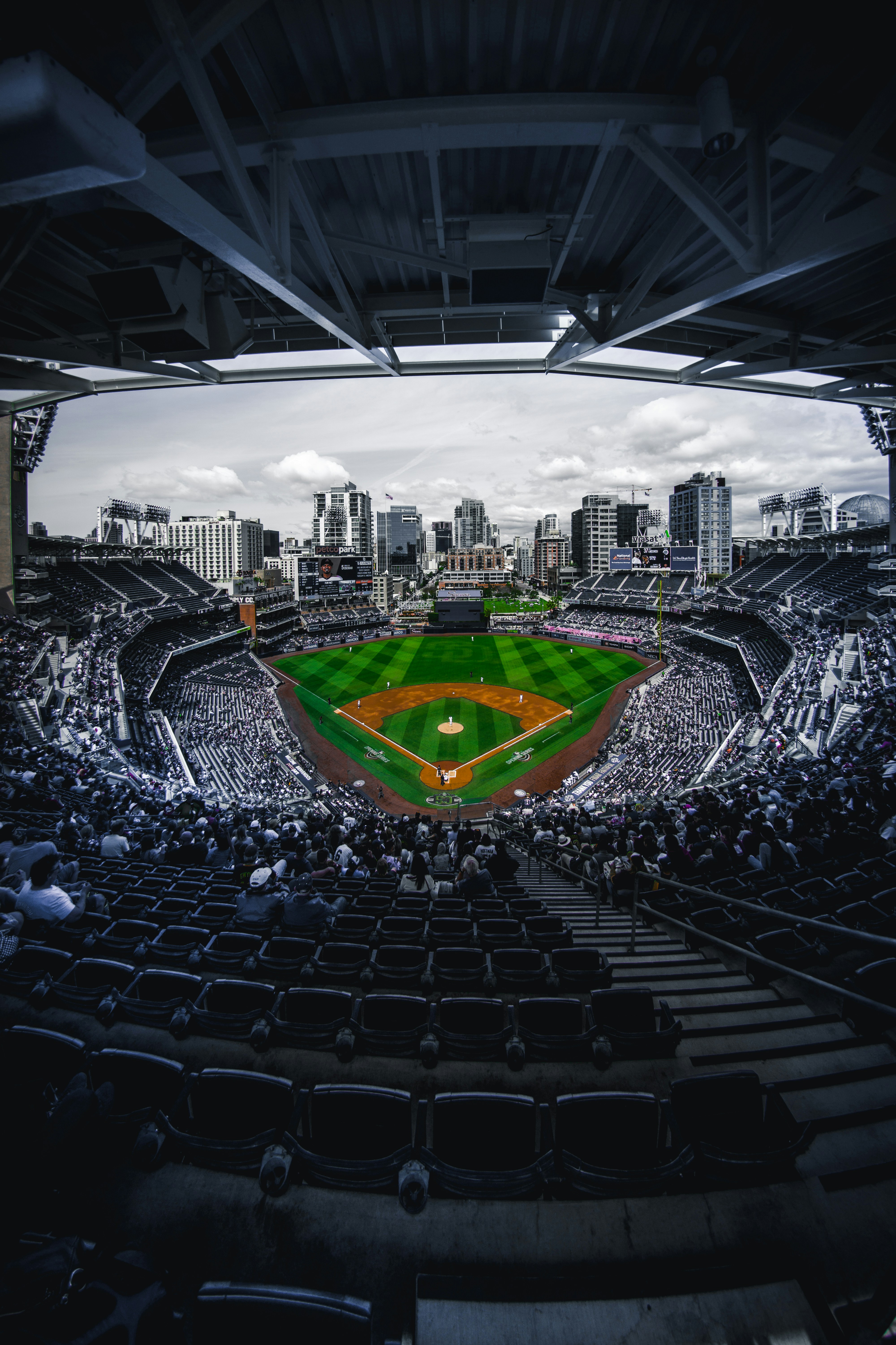Baseball team on the field